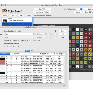 ColorBurst SpectraCore Camera Profiling