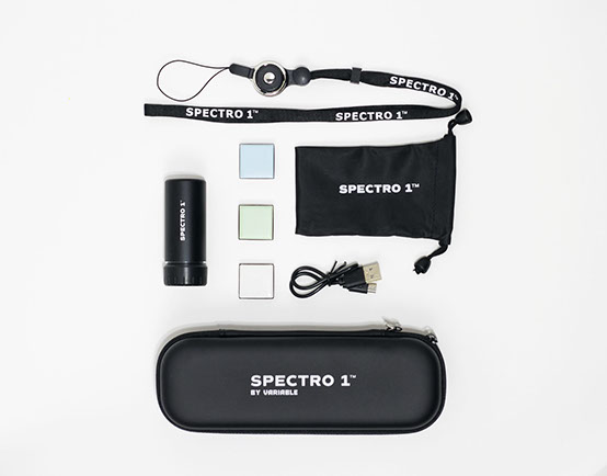 Spectro 1 Pro Mobile Spectrophotometer - Color Matching, Visual Analysis -  Portable Spectrometer for Paint Matching - Measures Reflectance Curves