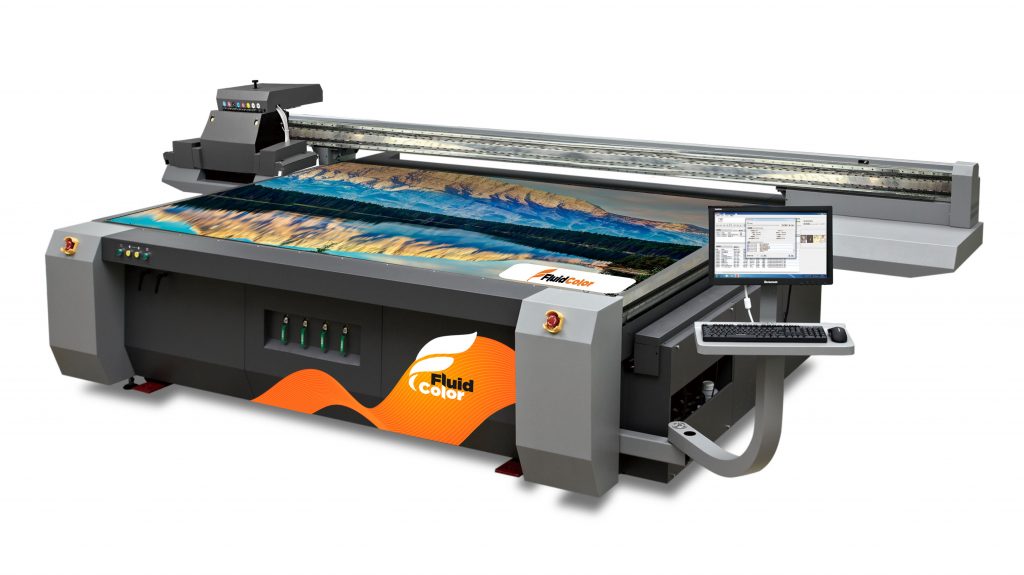 Fluid Color Flatbed Printer